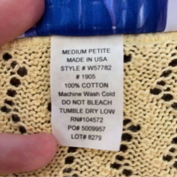 vintage knit button up - Picture 7 of 8